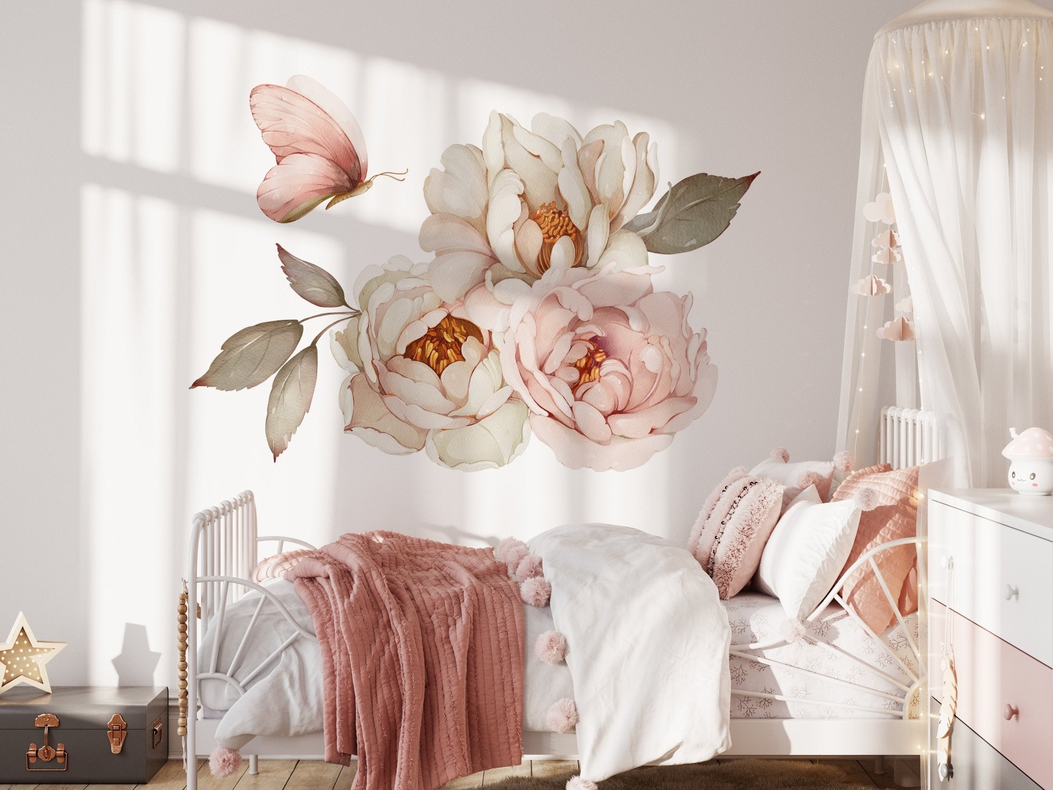 Big green pink bundle – Wall Decal (Home Decor Decals) — removable wall decal by Tiny Tale Prints