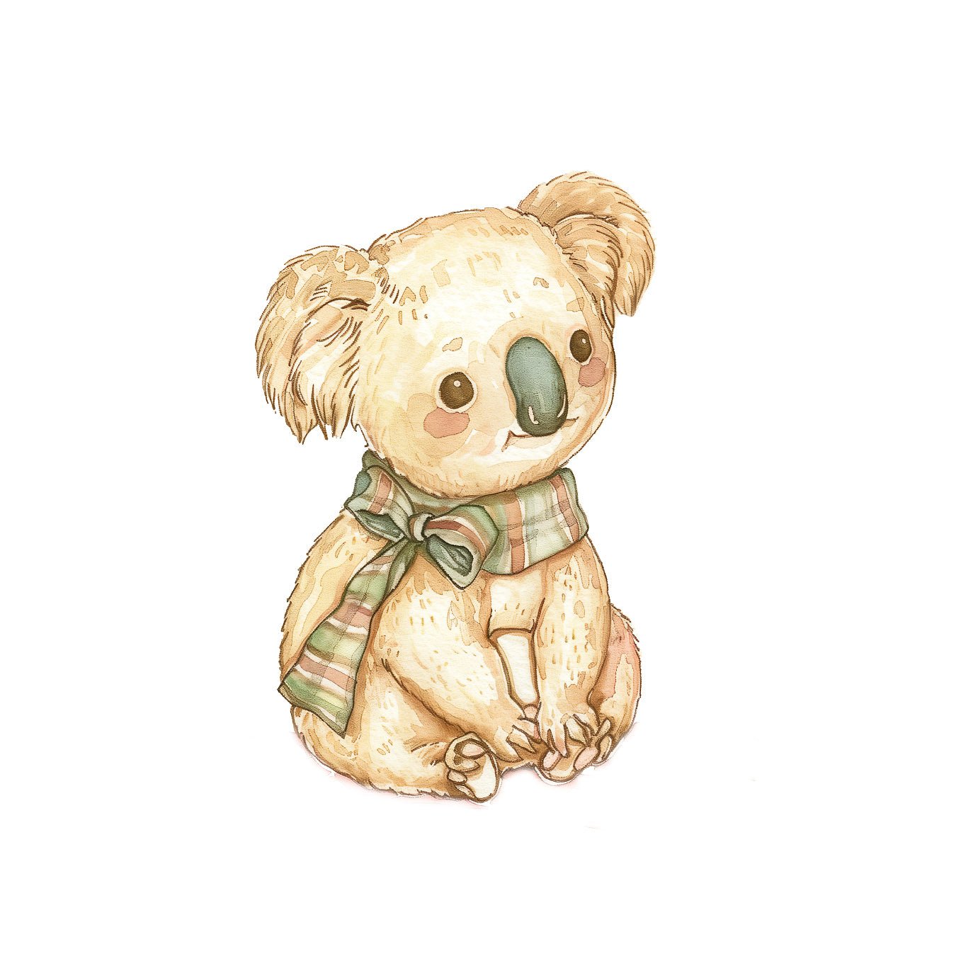 Big - Outback - kangaroo - koala () — removable wall decal by Tiny Tale Prints