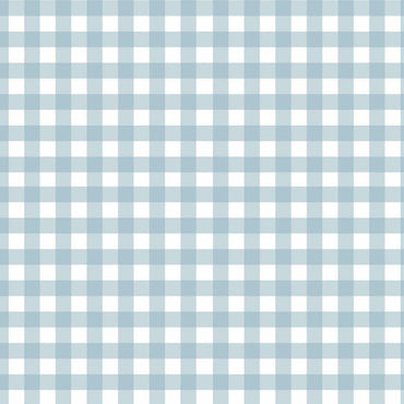 Soft Gingham Blue — Half Wall Decal (Home Decor Decals) — removable wall decal by Tiny Tale Prints.
