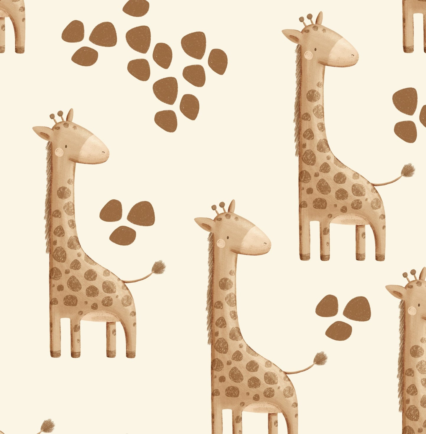 Soft Safari Giraffe — Arch Wall Decal (Arch Wall Decal) — removable wall decal by Tiny Tale Prints