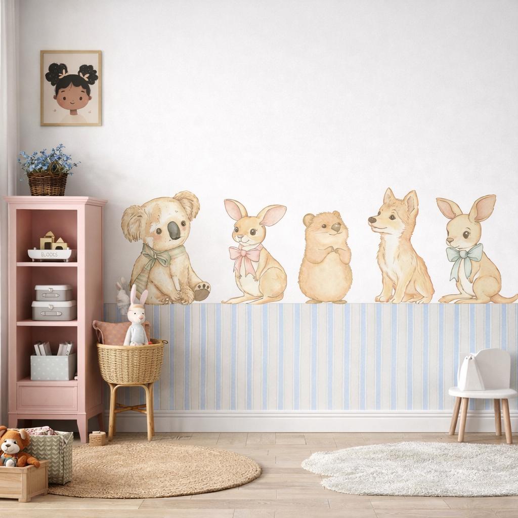 Kids Removable Stickers: Why a Fox Theme Is Pure Magic for Children's Rooms - Tiny Tale Prints