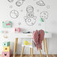 Nursery Removable Stickers: Create a Dreamy Galaxy-Inspired Baby Room - Tiny Tale Prints