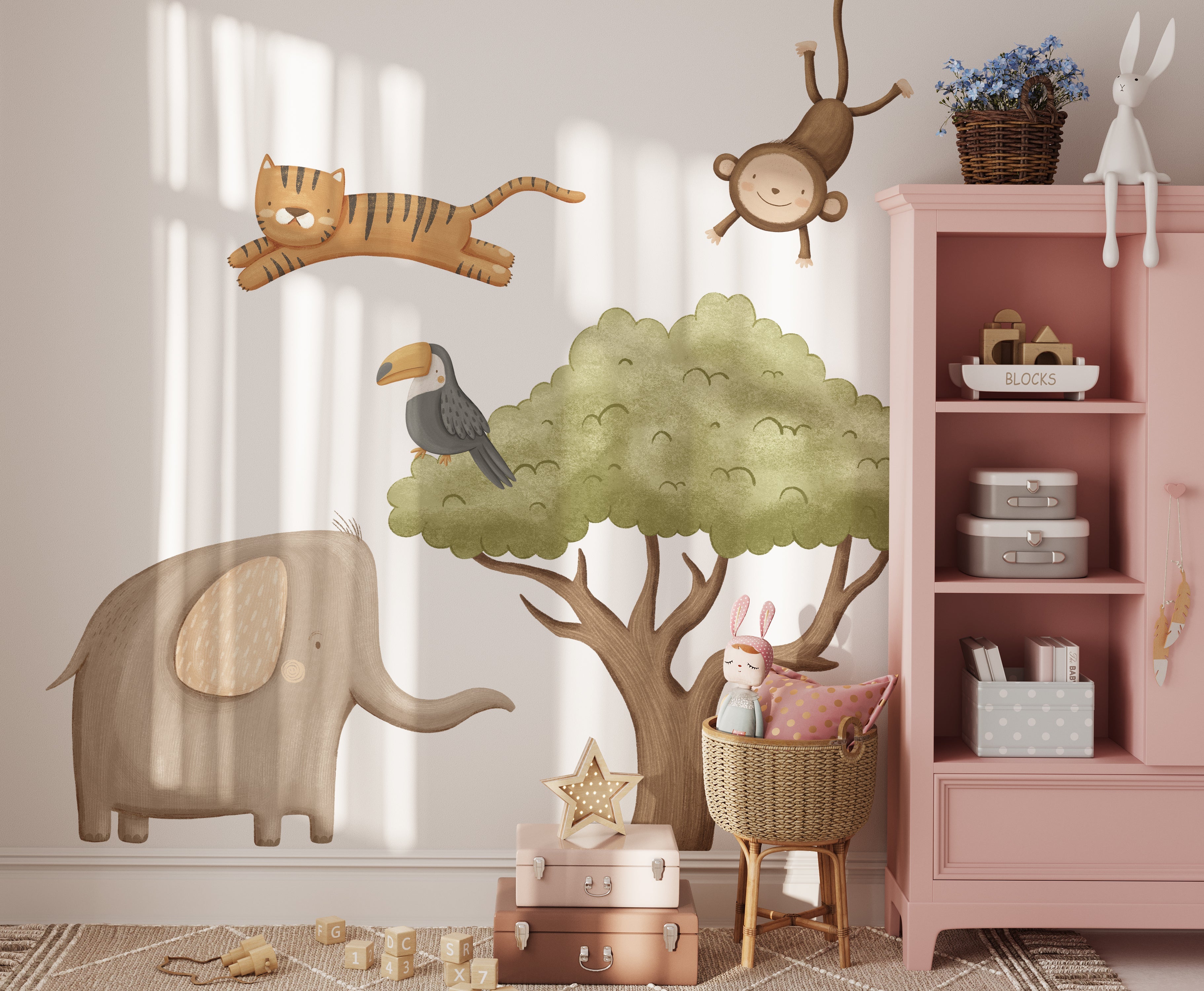 Wall decals for boys' rooms — removable and paint-safe — Tiny Tale Prints