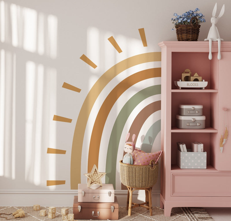 Rainbow wall decals for nurseries and kids' rooms — Tiny Tale Prints
