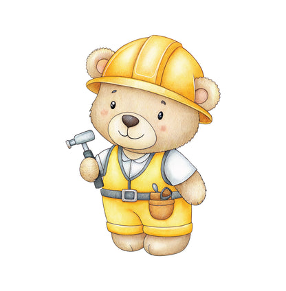 Builder Bear Work Zone — Wall Stickers