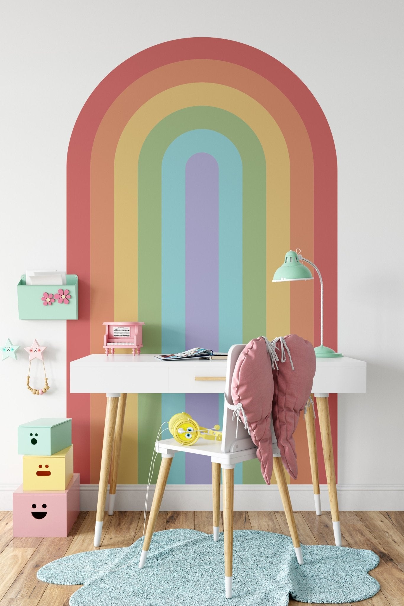 Arch Rainbow – Wall Decal (Home Decor Decals) — removable wall decal by Tiny Tale Prints