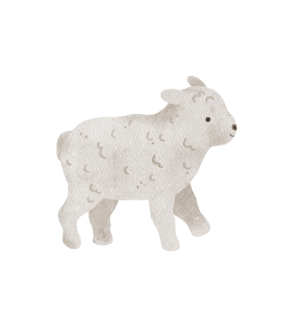 Big Animal Farm Butterfly Flower – Wall Decal (Home Decor Decals) — removable wall decal by Tiny Tale Prints