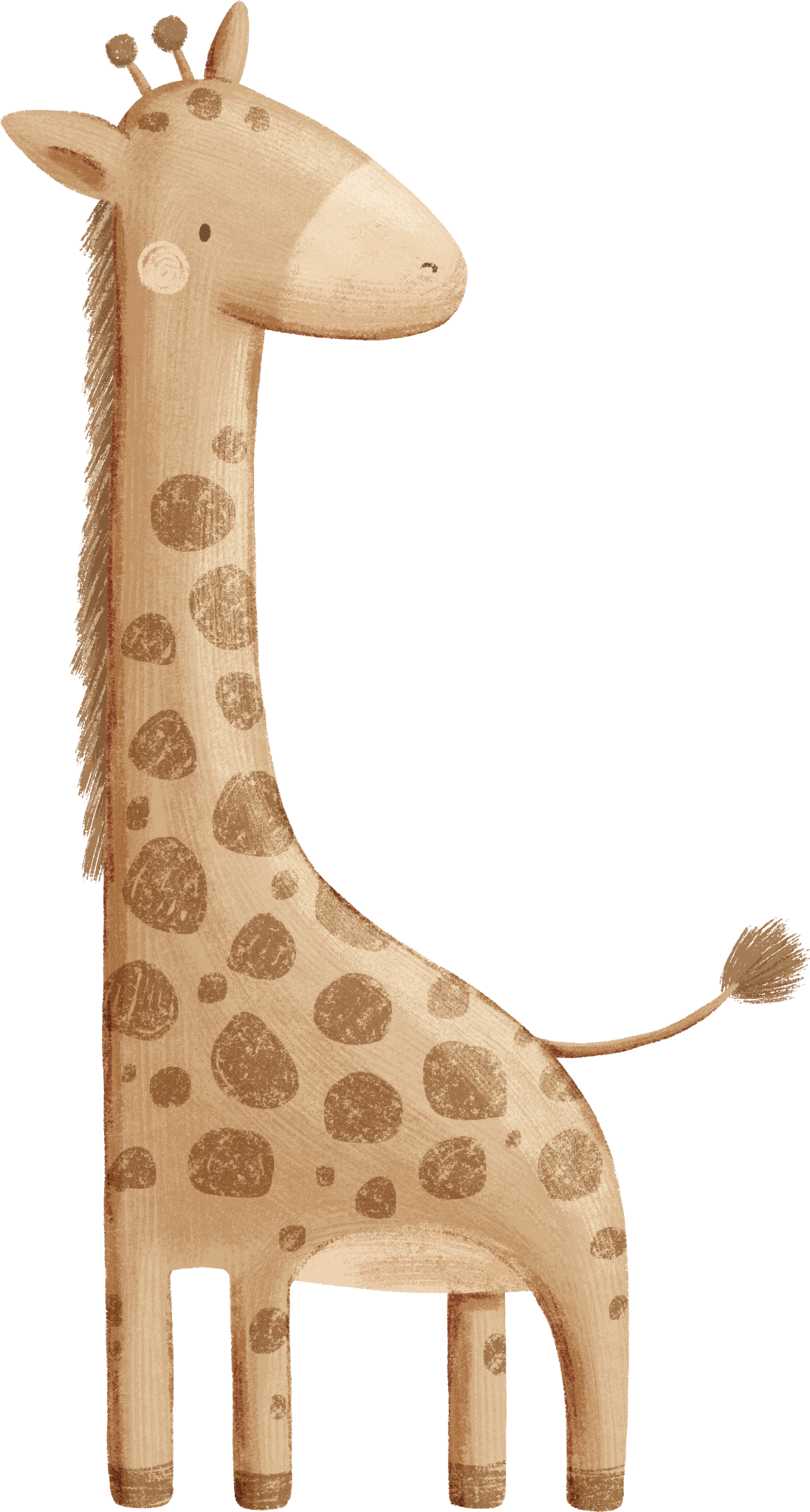 Big Animal Jungle Tree GIRAFFE – Wall Decal (Home Decor Decals) — removable wall decal by Tiny Tale Prints