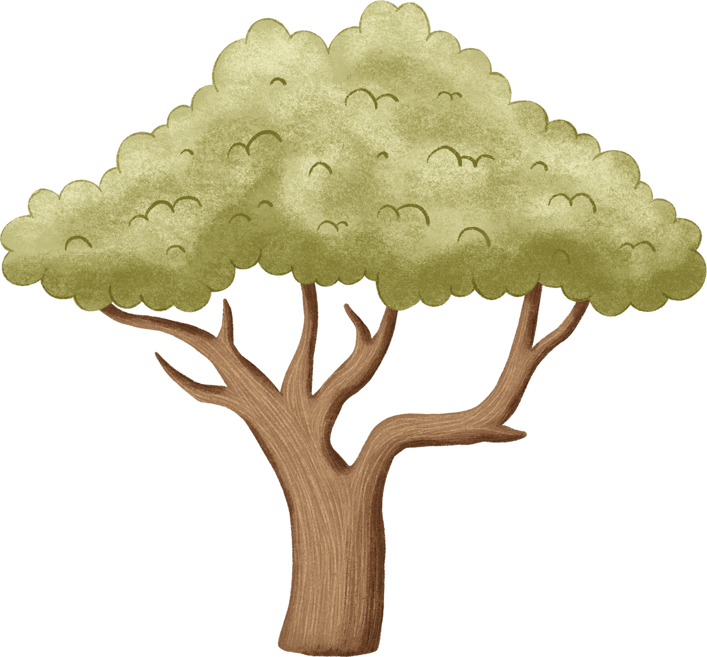 Big Animal Jungle Tree GIRAFFE – Wall Decal (Home Decor Decals) — removable wall decal by Tiny Tale Prints