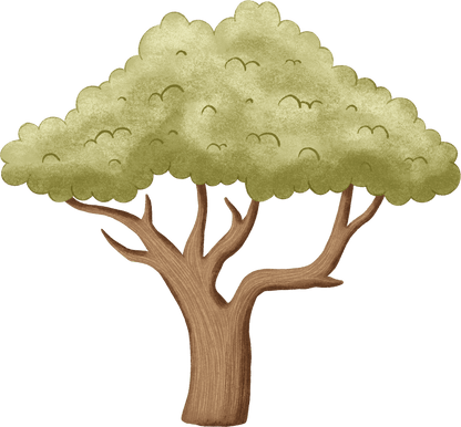 Big Animal Jungle Tree GIRAFFE – Wall Decal (Home Decor Decals) — removable wall decal by Tiny Tale Prints