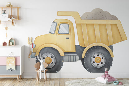 Big - BIG - BIG - vehicles - Truck () — removable wall decal by Tiny Tale Prints