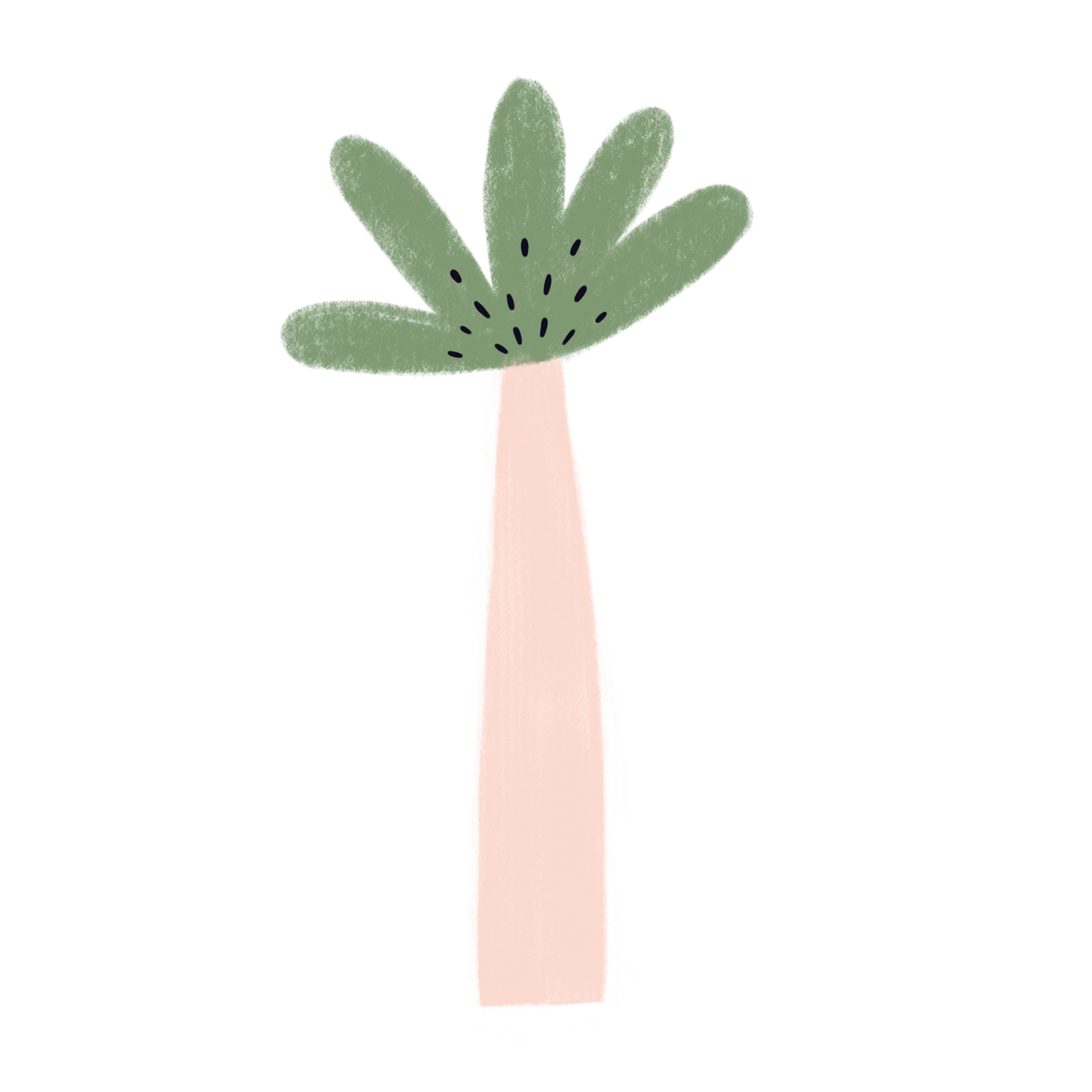 Big Dinosaur Pink Tree – Wall Decal (Home Decor Decals) — removable wall decal by Tiny Tale Prints