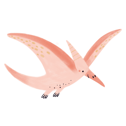 Big Dinosaur T - Rex Pterodactyl – Wall Decal (Home Decor Decals) — removable wall decal by Tiny Tale Prints