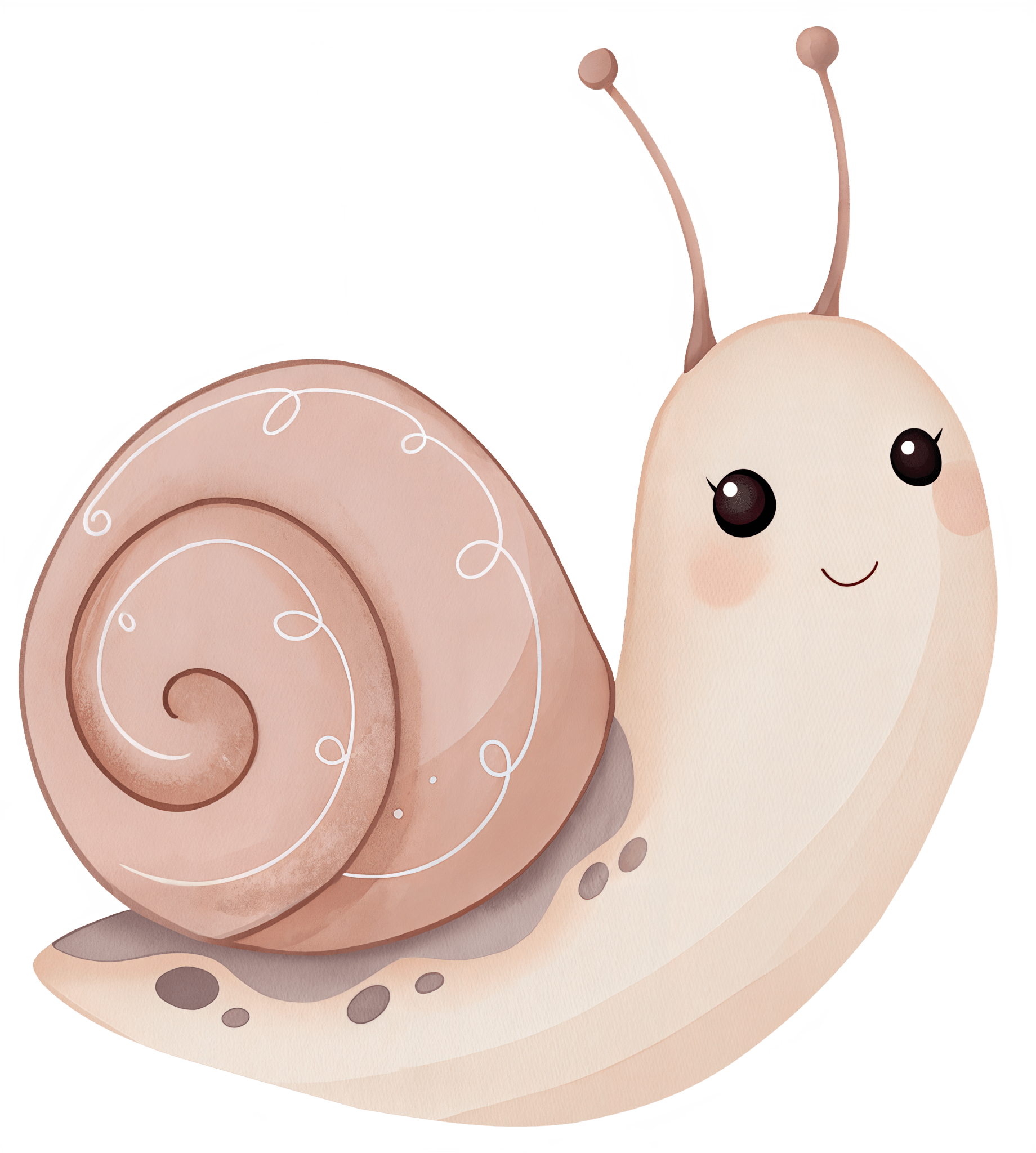 Big Fairy Butterfly Snail – Wall Decal (Home Decor Decals) — removable wall decal by Tiny Tale Prints