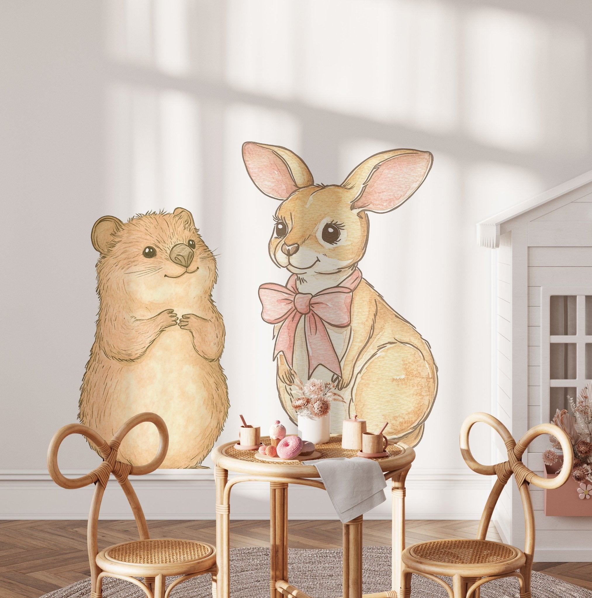 Big - Outback - Quokka - kangaroo () — removable wall decal by Tiny Tale Prints