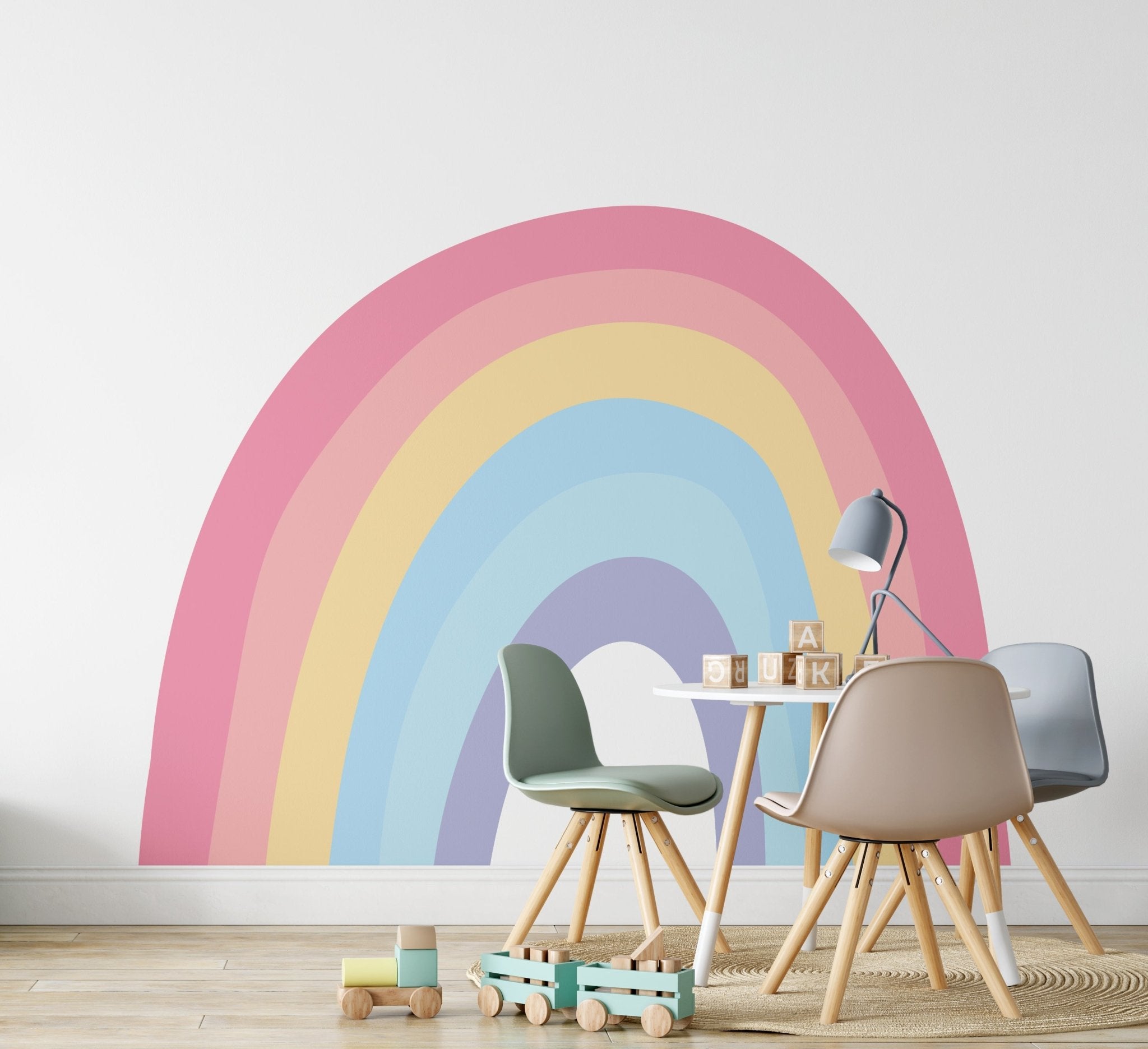 Big Rainbow 1 – Wall Decal (Home Decor Decals) — removable wall decal by Tiny Tale Prints