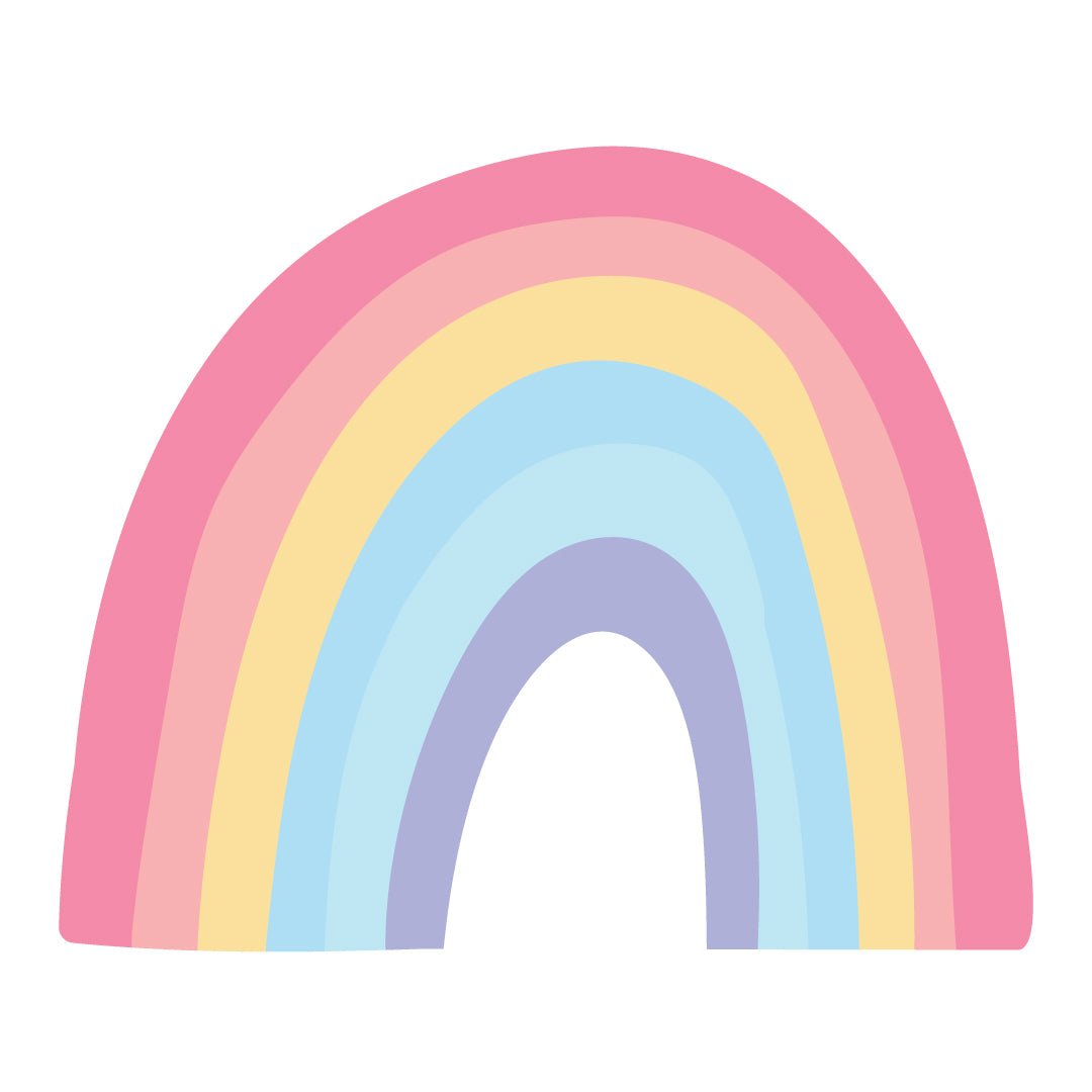 Big Rainbow — Wall Decal (Home Decor Decals) — removable wall decal by Tiny Tale Prints