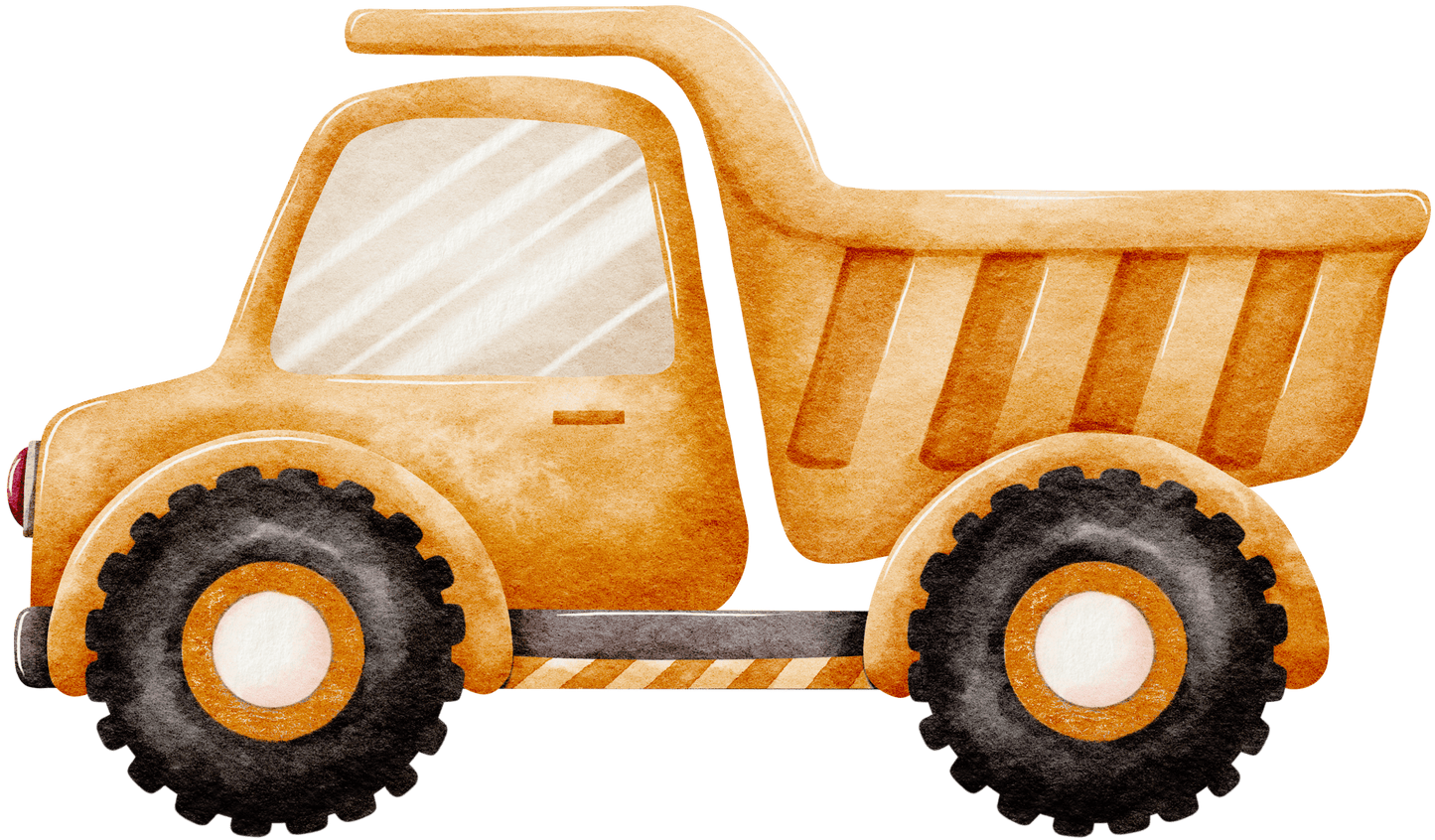 Big Vehicle Truck Tree () — removable wall decal by Tiny Tale Prints