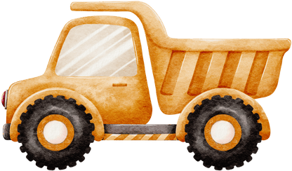 Big Vehicle Truck Tree () — removable wall decal by Tiny Tale Prints