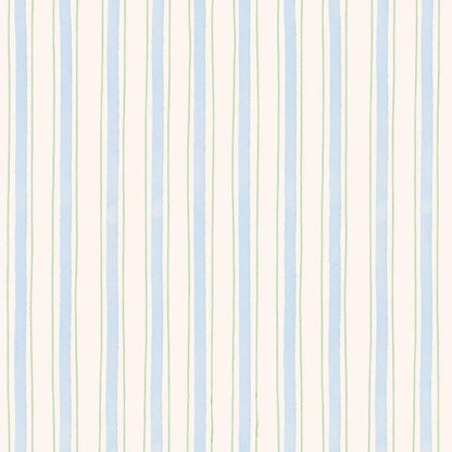 Blue Linen Pinstripe — Half Wall Decal (Home Decor Decals) — removable wall decal by Tiny Tale Prints.