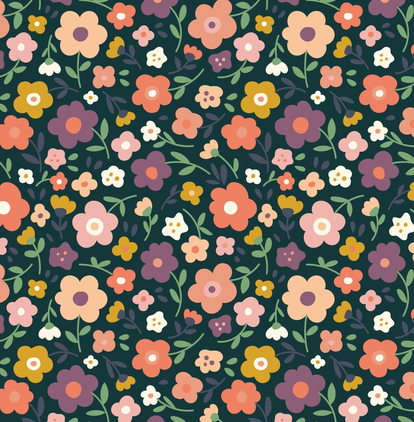 Bluebell Meadow Arch — Arch Wall Decal (Arch Wall Decal) — removable wall decal by Tiny Tale Prints