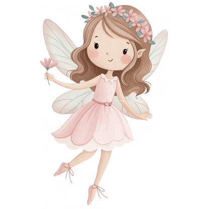 Blush Fairy Trio — Wall Decal (Home Decor Decals) — removable wall decal by Tiny Tale Prints.