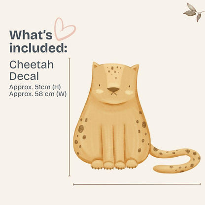 Cheeky Jungle Friends — Wall Decal (Home Decor Decals) — removable wall decal by Tiny Tale Prints.