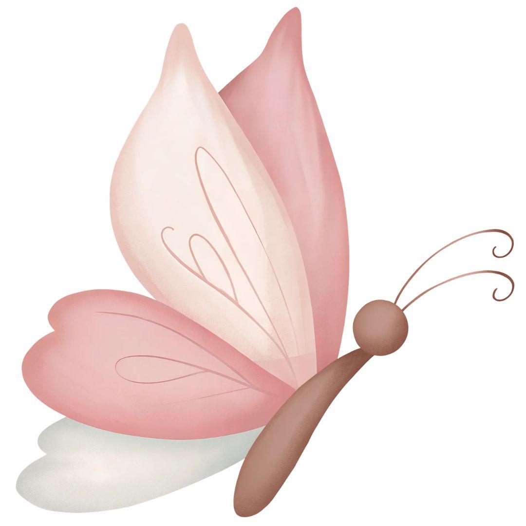 Fairy & Butterfly Dreams — Wall Decal (Home Decor Decals) — removable wall decal by Tiny Tale Prints.