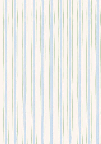 Halfwall Stripe Blue – Wall Decal (Home Decor Decals) — removable wall decal by Tiny Tale Prints