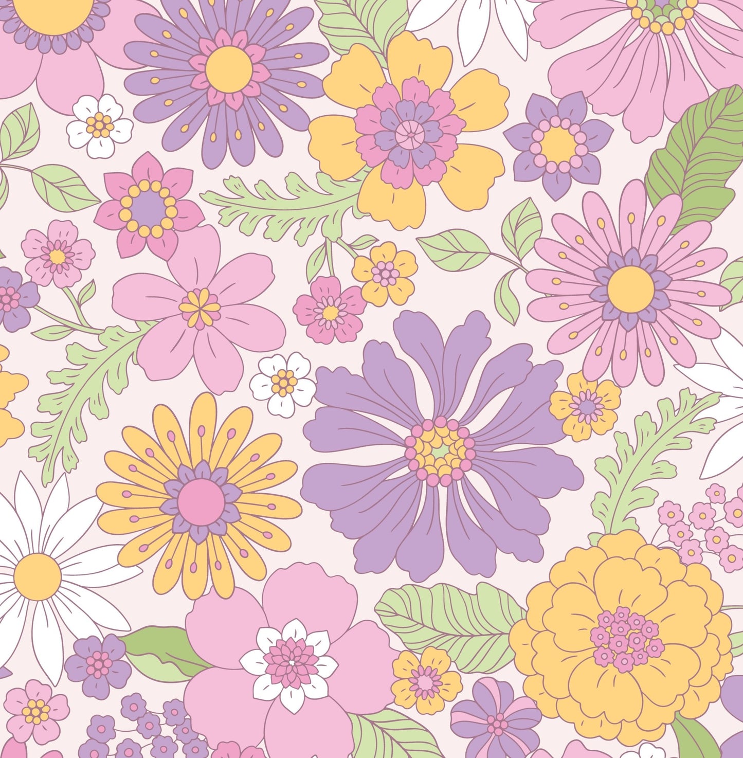 Lavender Blush Parade — Arch Wall Decal (Arch Wall Decal) — removable wall decal by Tiny Tale Prints