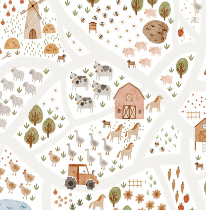 Meadow Lane Farm — Arch Wall Decal (Arch Wall Decal) — removable wall decal by Tiny Tale Prints