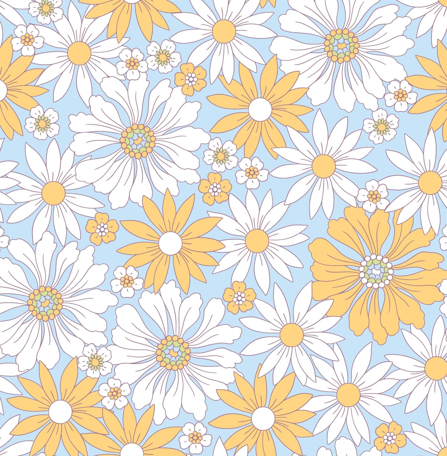 Ocean Petal Arch — Floral Wall Decal (Arch Wall Decal) — removable wall decal by Tiny Tale Prints