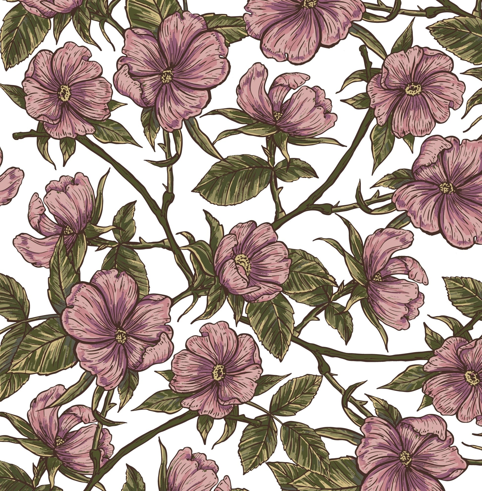 Petal Lace Vines — Arch Wall Decal (Arch Wall Decal) — removable wall decal by Tiny Tale Prints