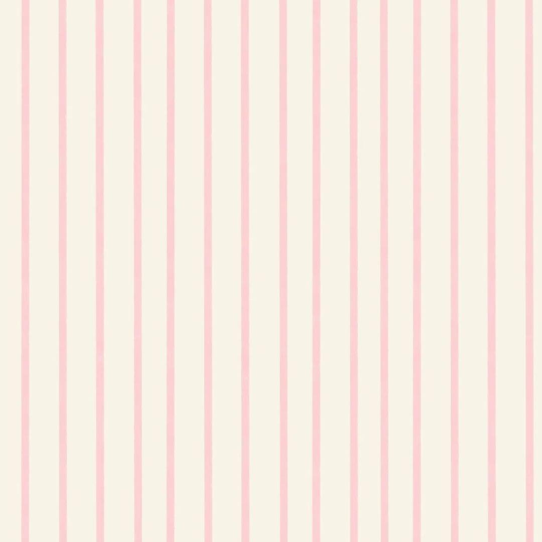 Petal Pinstripe Blush — Half Wall Decal (Home Decor Decals) — removable wall decal by Tiny Tale Prints.