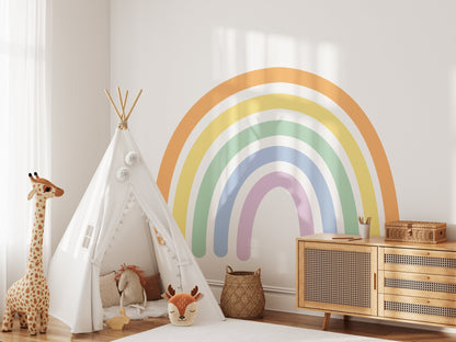 Big Bright Rainbow  – Wall Decal (Home Decor Decals) — removable wall decal by Tiny Tale Prints