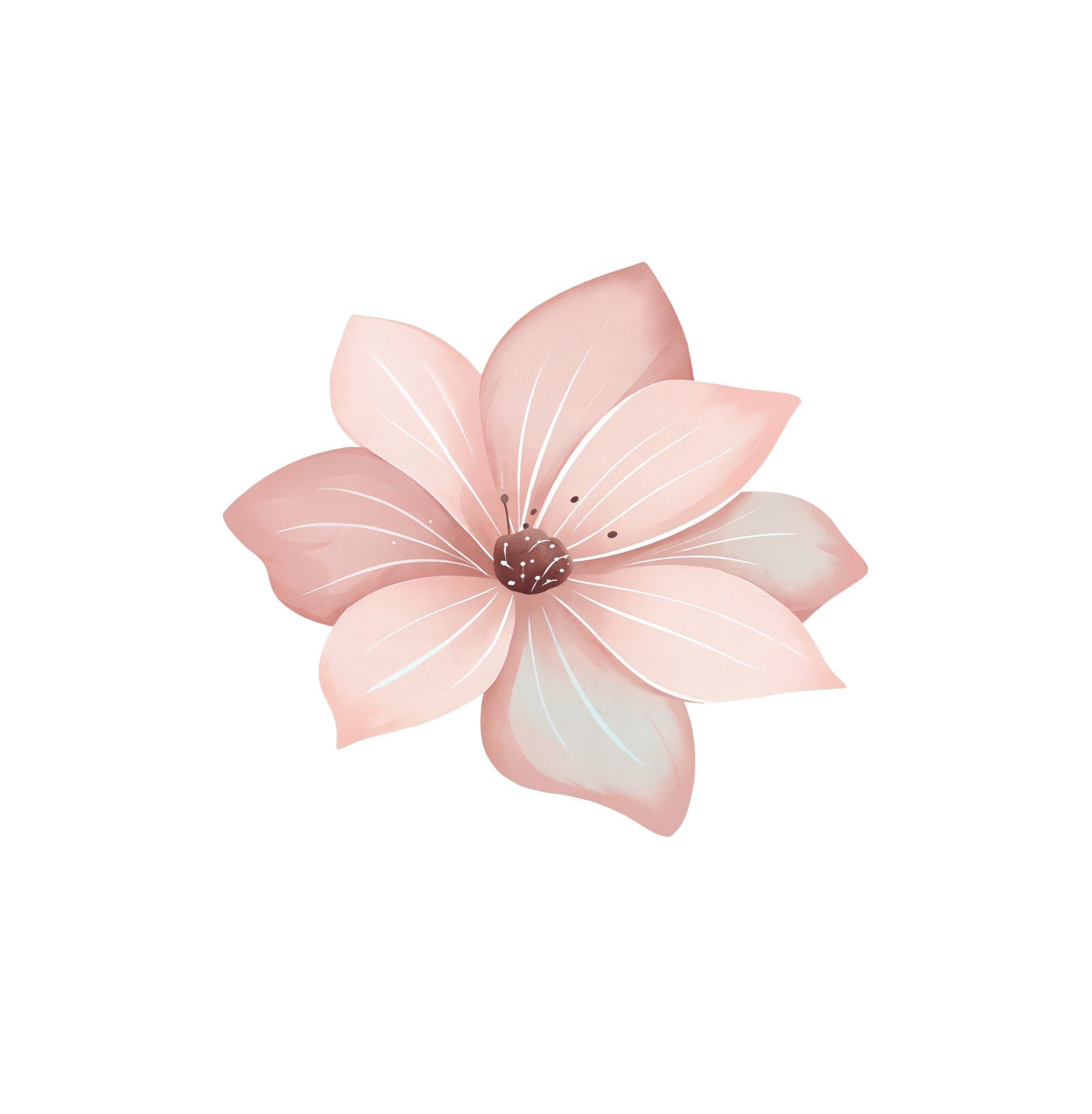 Pink Petal Fairy Friends — Wall Decal (Home Decor Decals) — removable wall decal by Tiny Tale Prints