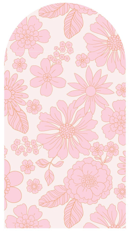 Pink Petal Parade — Arch Wall Decal wall decal — Arch - removable sticker by Tiny Tale Prints