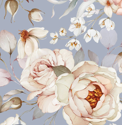 Rosy Blue Daydream — Arch Wall Decal (Arch Wall Decal) — removable wall decal by Tiny Tale Prints