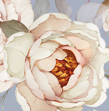 Rosy Blue Daydream — Arch Wall Decal (Arch Wall Decal) — removable wall decal by Tiny Tale Prints