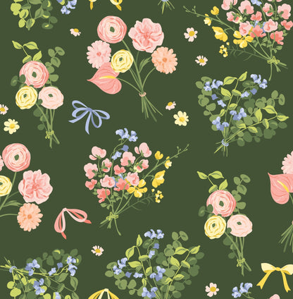 Rosy Sage Parade — Arch Wall Decal (Arch Wall Decal) — removable wall decal by Tiny Tale Prints