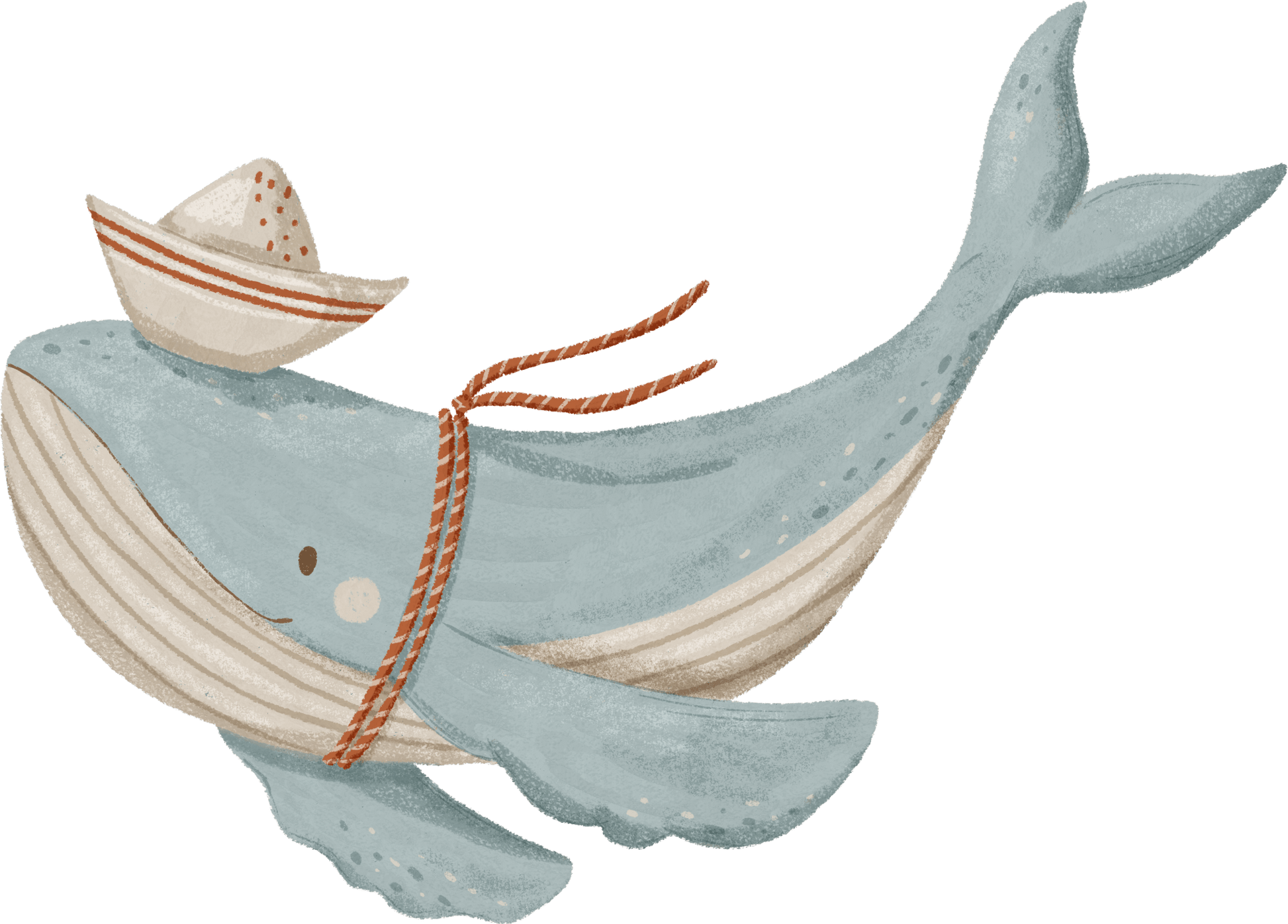 Sea Dream Blue Whale — Wall Decal (Home Decor Decals) — removable wall decal by Tiny Tale Prints