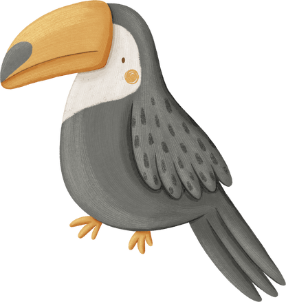 Small Animal Safari Lion Panda Elephant – Wall Decal (Home Decor Decals) — removable wall decal by Tiny Tale Prints