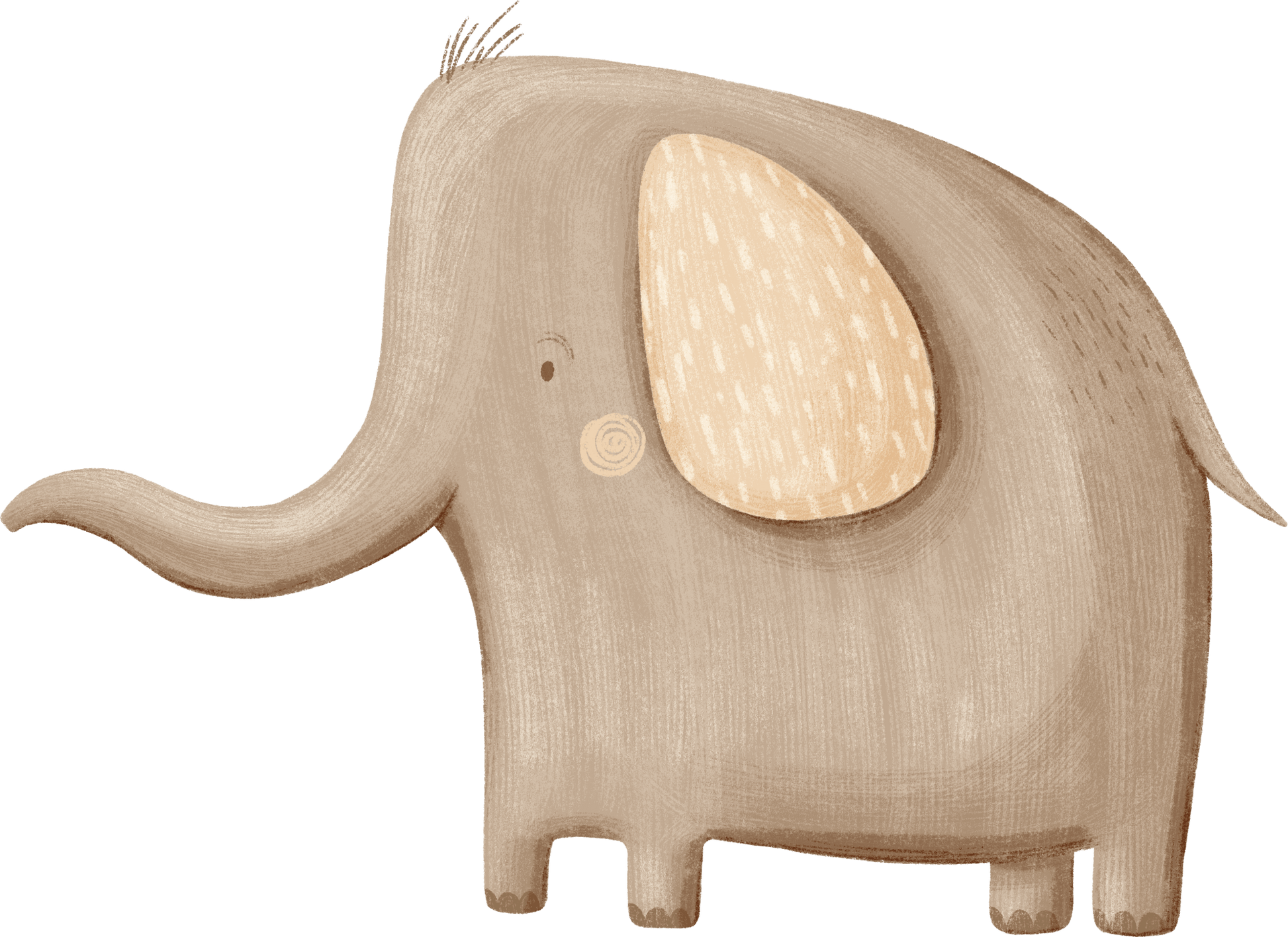 Small Animal Safari Lion Panda Elephant – Wall Decal (Home Decor Decals) — removable wall decal by Tiny Tale Prints