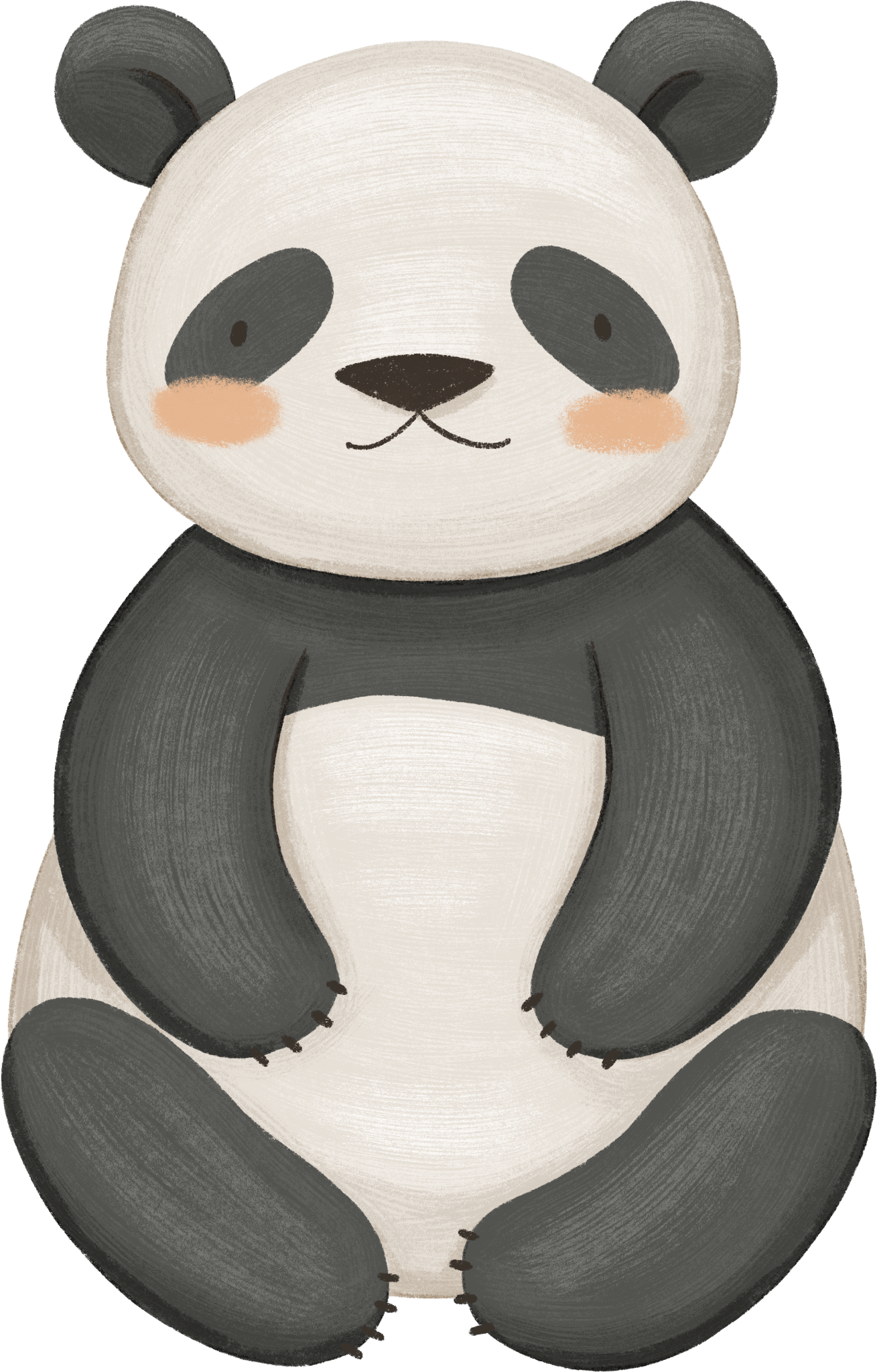 Small Animal Safari Lion Panda Elephant – Wall Decal (Home Decor Decals) — removable wall decal by Tiny Tale Prints