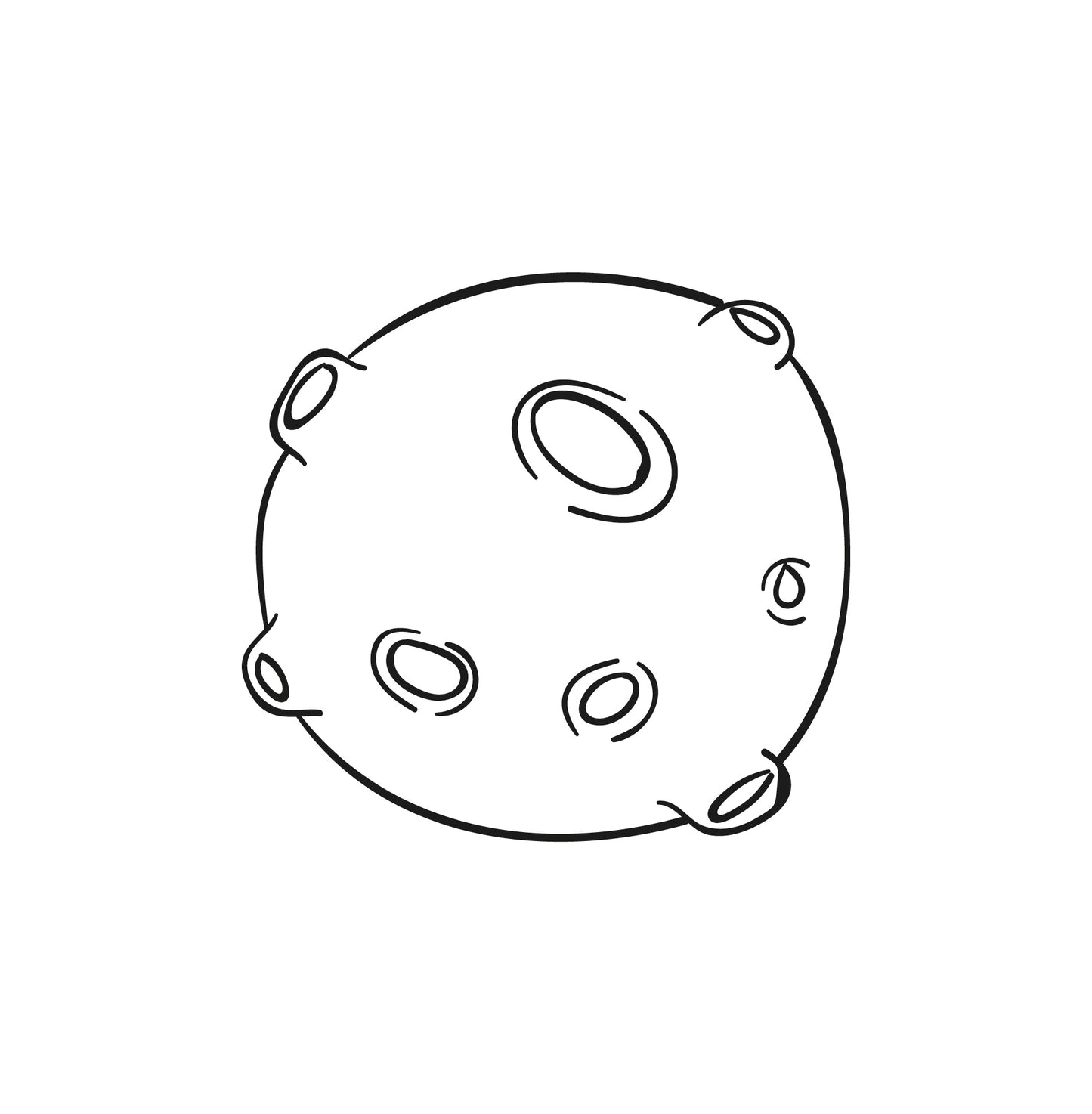 Small Astronaut Planets — Wall Stickers (Home Decor Decals) — removable wall decal by Tiny Tale Prints