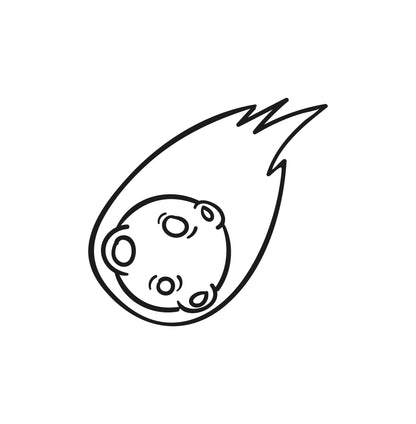 Small Astronaut Planets — Wall Stickers (Home Decor Decals) — removable wall decal by Tiny Tale Prints