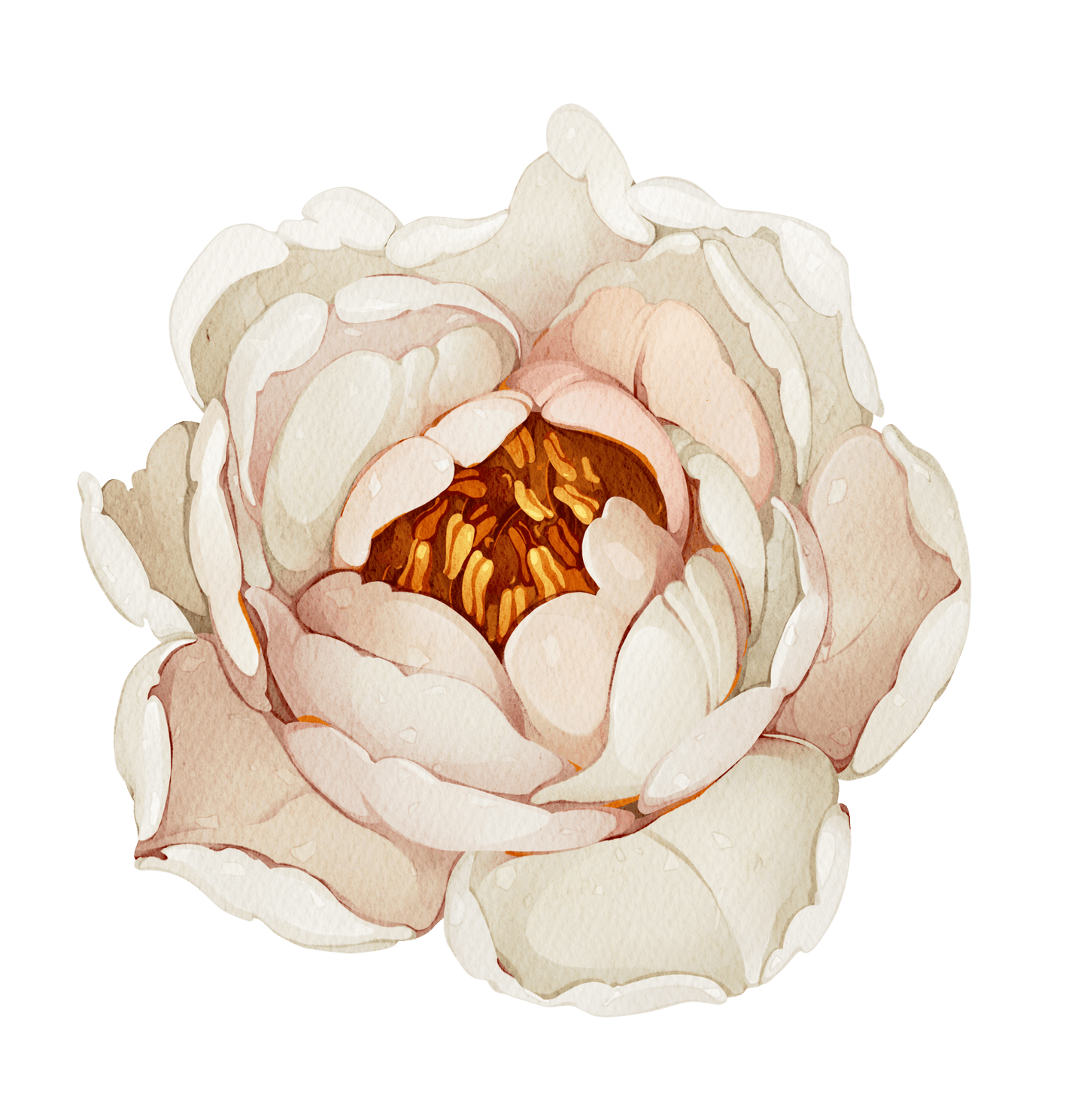 Small Flower Floral Rose – Wall Decal (Home Decor Decals) — removable wall decal by Tiny Tale Prints