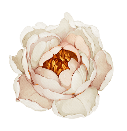 Small Flower Floral Rose – Wall Decal (Home Decor Decals) — removable wall decal by Tiny Tale Prints