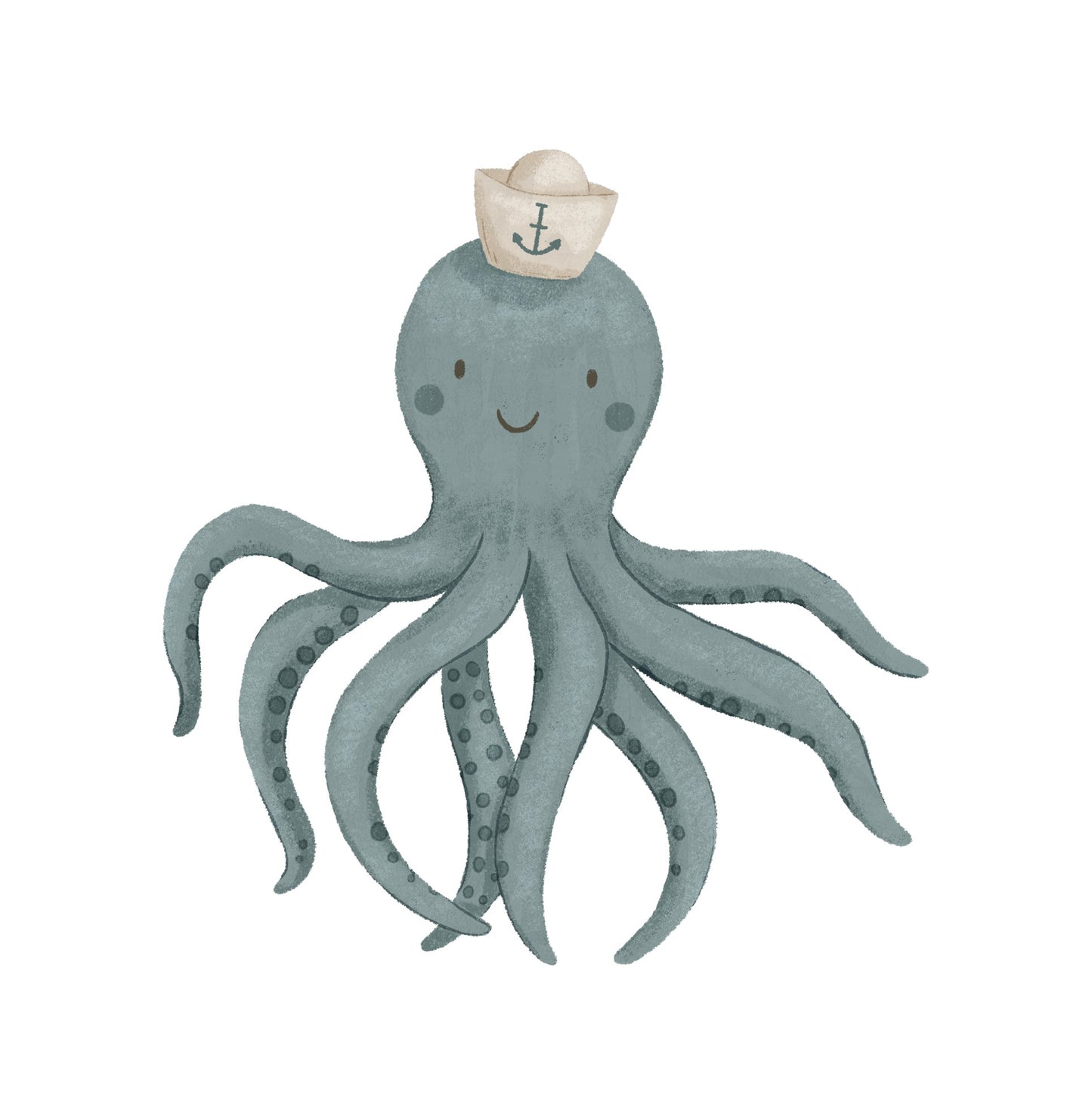 small Octopus starfish paper sailboat (Home Decor Decals) — removable wall decal by Tiny Tale Prints