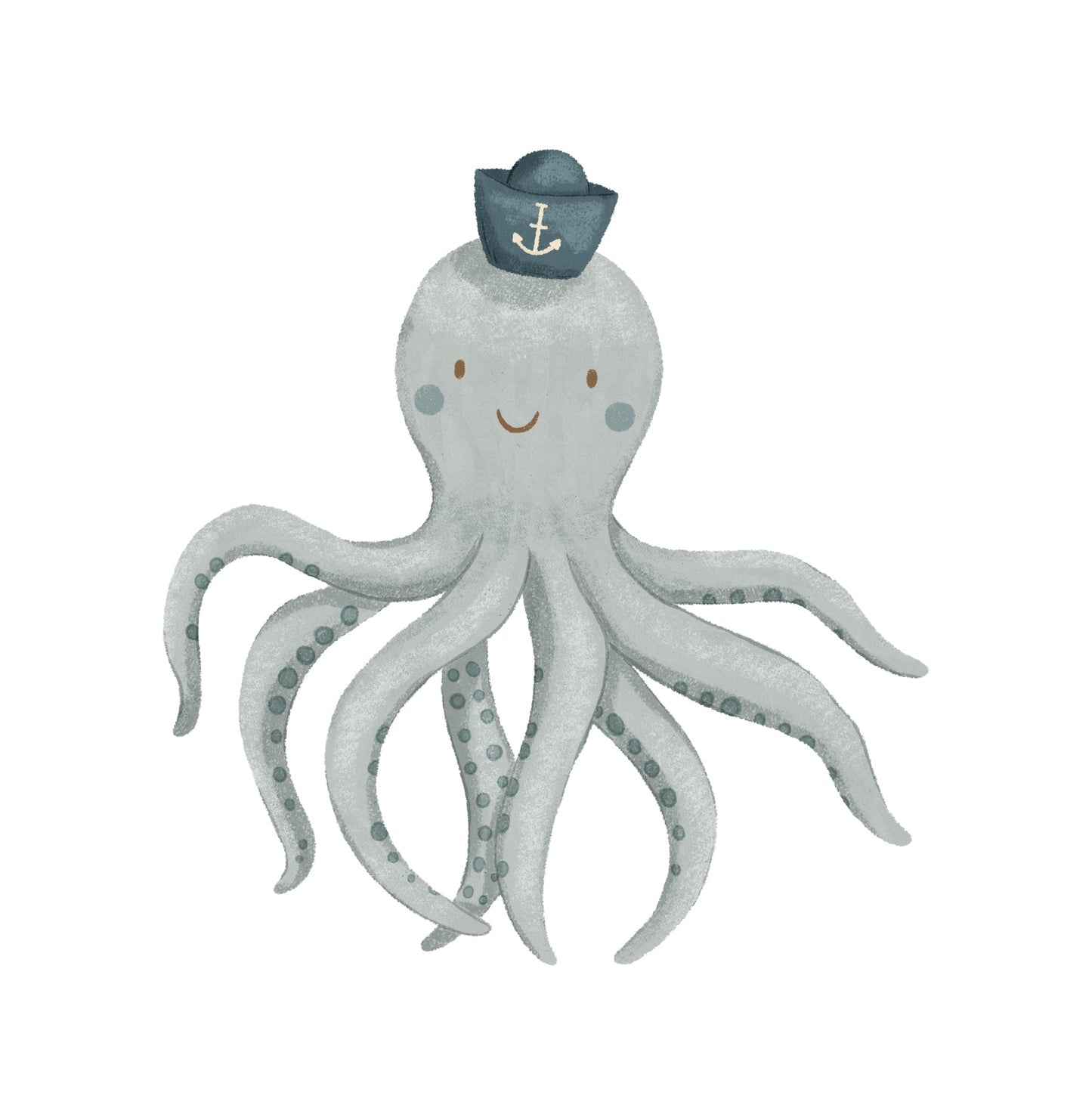 small Octopus starfish paper sailboat (Home Decor Decals) — removable wall decal by Tiny Tale Prints